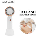 XIUSUZAKI Charging Eyelashes Dryer Plant False Lashes Bladeless Fan Grafted Eyelashes Dedicated for Women Beauty Makeup Tools